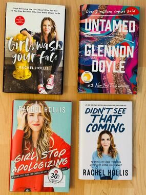SET of 4 NEW HARDCOVER BOOKS – Rachel Hollis & Glennon Doyle Untamed